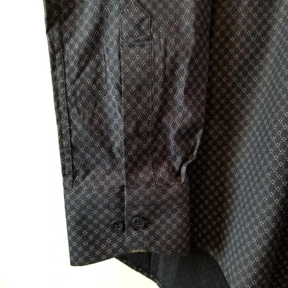 NEW Guide London Small Premium Range Navy Cotton Blend Stretch Button Down Shirt - Picture 4 of 11